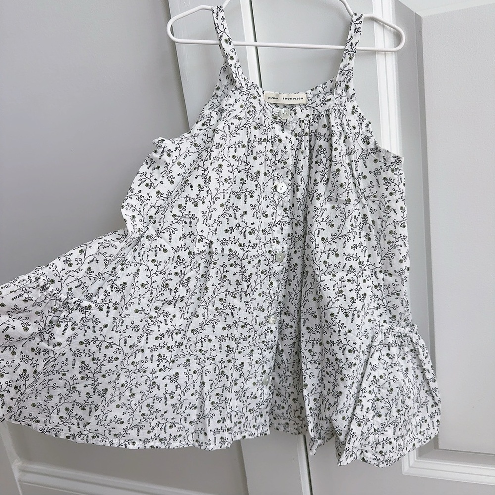 Soor ploom Prim Dress, Vine Print 2Y